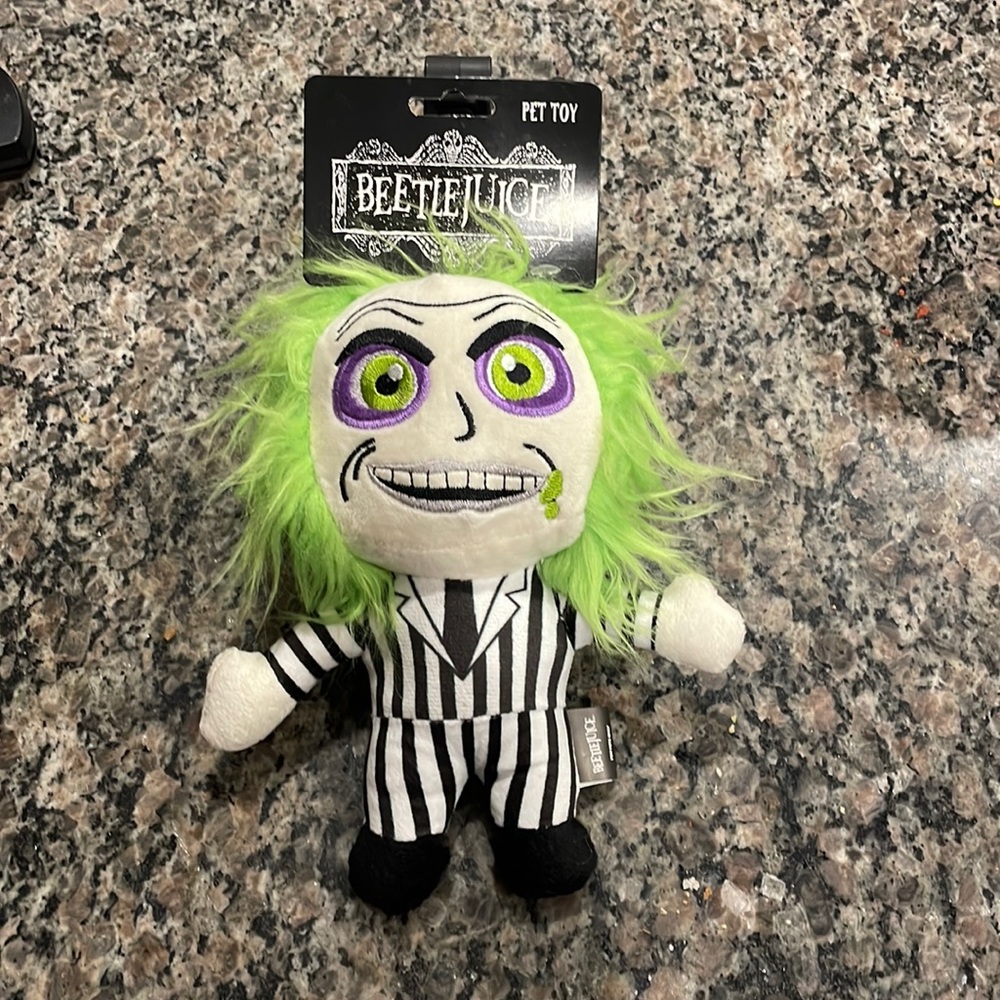 Beetlejuice Halloween Pet Toy *NEW*